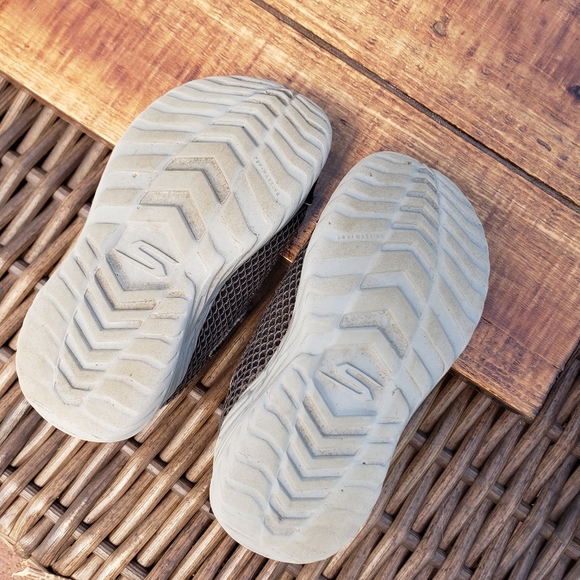 Toddler boys black gray skechers size 9 shoes sneakers - Picture 4 of 7